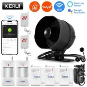 120db Loud Sound Alarm System WIFI Wireless Alarm Kit Burglar Motion Door Sensor