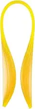 ODETOJOY 1/16 inch Quilling Paper Strips 1.5mm Solid Colors Succulents Plant DIY Single Color Paper Quilling Strip (Yellow)