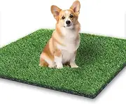 80 * 100CM Artificial Grass Rug Turf for Dogs Pee Tray Fake Grass Mat for Professional Dog Training Floor Protection Puppy Potty Trainer Replacement Dog Grass Pad for Indoor and Outdoor