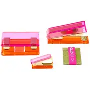 Otto Stapler Acrylic Pink and Coral Set