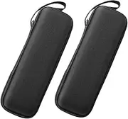 Toddmomy 2pcs Hard Eva Microphone Carrying Case Portable Storage Bag for Handheld Mic Shockproof Design for Karaoke Recording Studios and Live Events