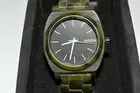 Nixon Time Teller Acetate Matte Black Camo A327 428-00 $150 Watch