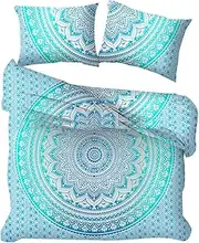 Single Size 100% Cotton Bedspread Sets with Pillow Covers Indian Bedspread Bed Cover Coverlet