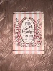 Vintage Crabtree & Evelyn Scottish Heather Bath Seeds 1992 Made England No. 3572