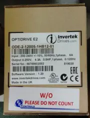 INVERTEK ODE-2-12005-1HB12-01 OPTIDRIVE E2 0.5HP 250VAC 4.3A NEW!! WOW!!