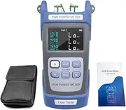 Handheld PON Power Meter Optical Fiber Tester Network Engineering Ten Data Storage 1310nm 1490nm 1550nm Video FTTX ONT OLT Signals Measurement Device QIUNI