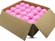 SHYUJAJIE Tennis Balls, 40 Pack Training Tennis Balls,High Elasticity Practice Tennis for Beginner, Exercise Playing Balls for Pet Dog