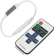 Aexit DCAC 12-24V Mini LED Controller Dimmer w RF 10 Key Wireless (39ry315qf695) Remote Control