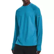 Under Armour OutRun The Cold Mens Running Top Blue Long Sleeve Run Breathable