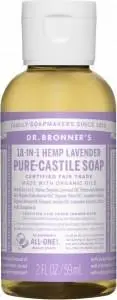 Dr Bronner's Pure Castile Liquid Soap Lavender 59ml