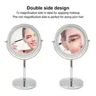 LED Light Makeup Mirror Round Magnifying Mirror Standing Mirror Bathroom NEW