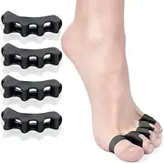 2 Pairs T Tersely Toe Separators, Soft Gel Toe Spacers to Correct Bunions and Restore Toes to Their Original Shape,Bunion Corrector Toe Spacer Toe Straightener Toe Stretcher Big Toe Correctors