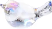 DEARMAMY Exquisite Crystal Bird Figurine Bird Decoration for Table Crystal Animal Ornament Housewarming