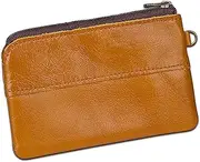 [Fmeida] Mens Leather Coin Purse Pouch Slim Change Credit Card Holder Wallet