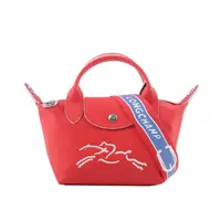 在飛比找momo購物網優惠-【LONGCHAMP】LE PLIAGE XTRA 撞色背帶