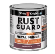 White Knight Rust Guard Red Oxide Metal Primer Paint 250ml, 500ml, 1L, 4L