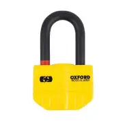 Oxford Boss Alarm 14mm Disc Lock - Yellow (Unpackaged)