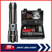 LED Torch Rechargeable Flashlight | Shadowhawk 20000 Lumens XHM77.2 Super Bright