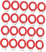 Tofficu Pack Spring Hand Ring Stretchable Coil Wristband Plastic Hair Tie Hair Holder for Women Girls