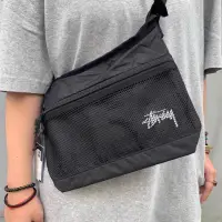 在飛比找蝦皮購物優惠-21Ss STUSSY 小包 限定 雙層 網面 戶外 隨身 