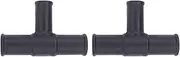 ApplianPar 2 Pack of Heater Hose Inlet Outlet T Pipe Connector for LX450 LX470 Land Cruiser Sequoia Sienna 1992-2007