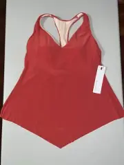 MiracleSuit Women's Magicsuit Taylor Tankini Top Coral Sand Size 8