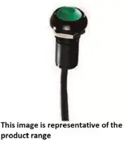 Apem PUSH BUTTON SWITCH 5A Momentary SPST, Dome Shape, Through Hole ORANGE