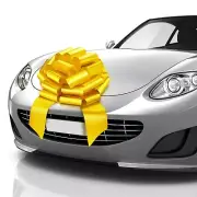 Big Car Bow Yellow 18 inch Gift Bows Giant Bow for Car Birthday Bow Huge Car ...