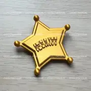Toy Story Inspired Woody Sheriff's Badge Cosplay 3D Print
