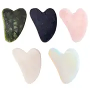 Gua Sha Stone For Face Massage Various Colors Black