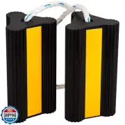 Jade Active Rubber Wheel Chock Pair - Car and RV Wheel Chocks - Long Connecti