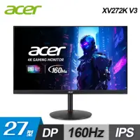 在飛比找momo購物網優惠-【Acer 宏碁】XV272K V3 27型 IPS 4K 