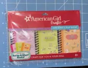 American Girl Crafts Mini Scrap & Stuff Books 92 pieces w 3 Books and Stickers