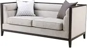 Dia | Modern Minimalist Lounge - 2 Seater, Silver