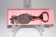 Pineapple Gold Metal Bottle Opener 4.5"L New Man Cave Man Men Bar Tool Aloha