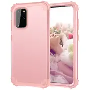 For Samsung Galaxy S20+ Plus Case, Shielding 3-Layer Cover, Rose Gold