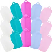 15 Pcs Silicone Toothbrush Covers Cap Travel Heads Toothpaste