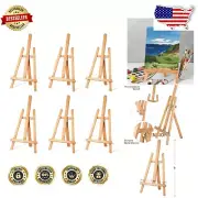 Sturdy 6-Pack of 16 Inch Tabletop Easels - Natural Beechwood for All Displays