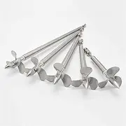 LUMIXE Rc Model Boat Shaft Kit 4mm Boat Shaft Drive Shaft + 3 Blades Metal Propeller + Universal Joint + Prop Nut, for Rc Boat Ship Model Shaft Assembly (Color : L10cm Motor 4mm)