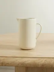 [LOUISE ROE] LOUISE ROE - 15 Pisu Ceramic Pitcher - White - One size One size White