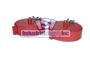 Fire Hose Hydrant Cap and Chain | 2-1/2" Female NST/NH | Polycarbonate | 2 Pack