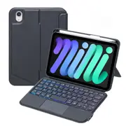 Split Type Bluetooth Keyboard Leather Case For Ipad Mini6 With Touch Backlight Laptop Cases & Bags
