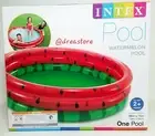 Intex Inflatable Watermelon Print Lounge Pool Colorful 66in. X 15in. 11in Deep