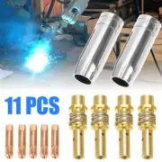 Precise 11Pcs Welding Torch 0 030 Nozzle Contact Tip Set for MIG/MAG Welding