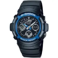 在飛比找Yahoo!奇摩拍賣優惠-CASIO 卡西歐 G-SHOCK 極速運動雙顯手錶-AW-