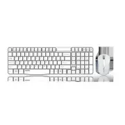 Rapoo X1800S-WHITE X1800S 2.4GHz Wireless Optical Keyboard Mouse Combo Black ...