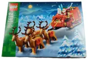 Lego Santas Sleigh Set 40499 Exclusive Kit Christmas Holiday Gift Set 343 Pieces
