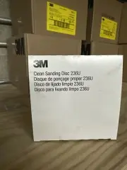 3M 236U 6" P500 Grit Hookit Clean Sanding Disc 55515 1 Box Of 50