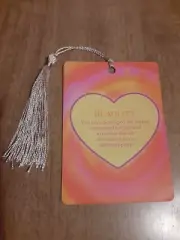 "Humility" Love Affirmation Bookmark Tarot Oracle Card Gift Purified&Charged