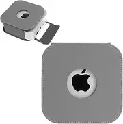 Case for Apple 2024 Mac Mini M4 / Mac Mini M4 Pro,NOUKAJU PU Material Protective Cover,Drop-Proof,Scratch-Proof,Shock-Proof,Dust-Proof,Protective Case for Mac Mini 2024(Gray)